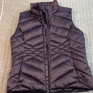 The North Face Women's Dark Purple Puffer Vest